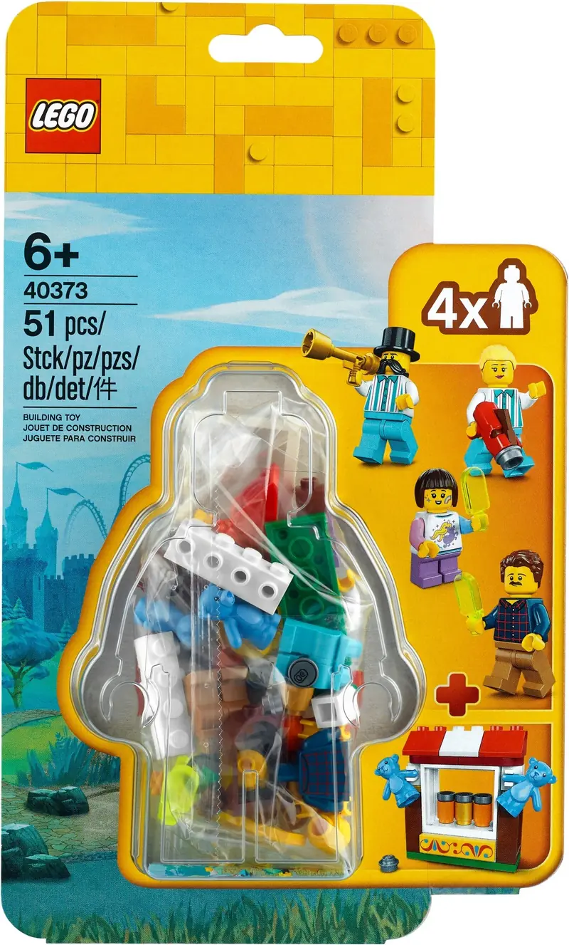 LEGO 40373 Zestaw akcesoriów i minifigurek z lunaparku zdjęcie 3