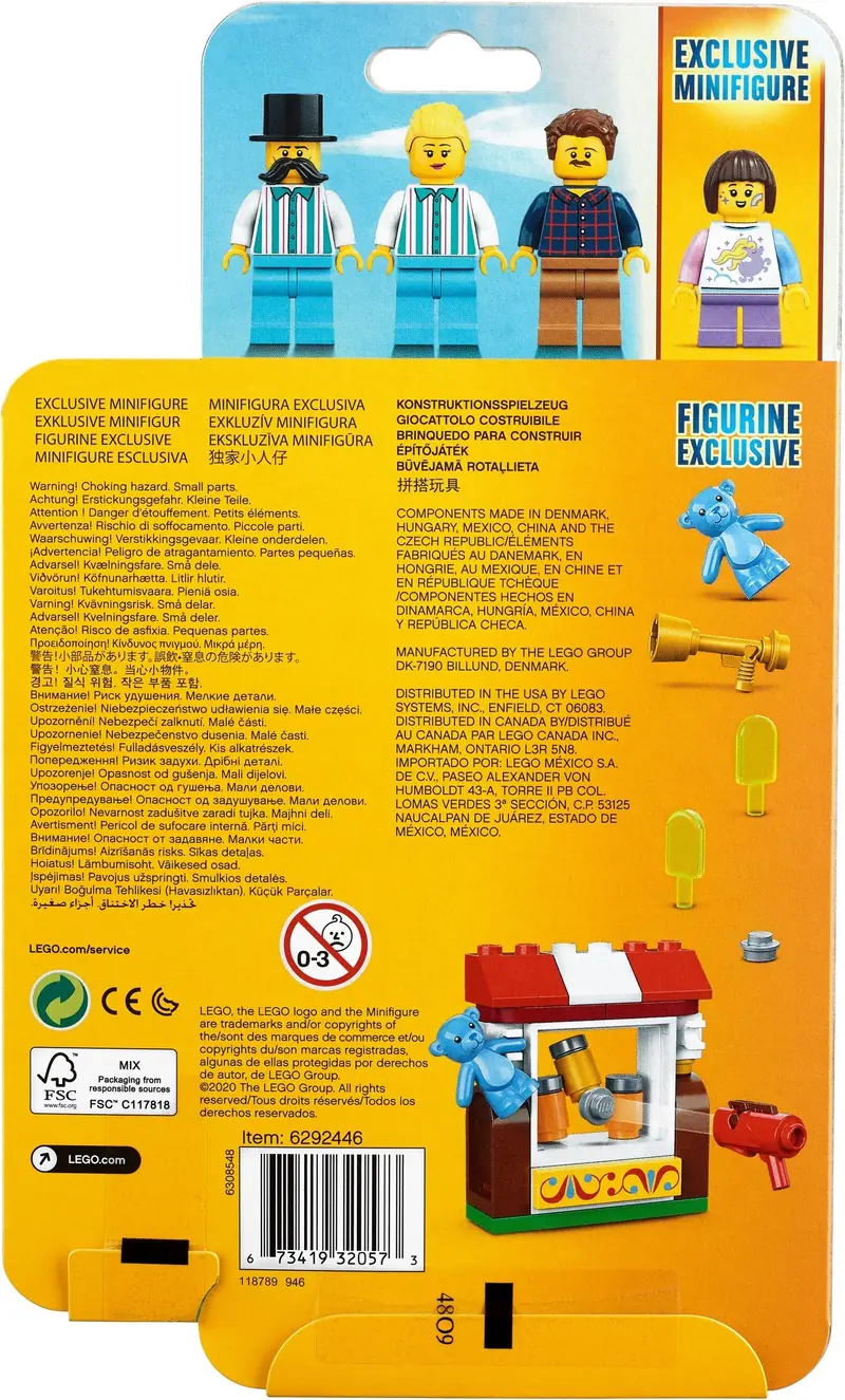 LEGO 40373 Zestaw akcesoriów i minifigurek z lunaparku zdjęcie 4