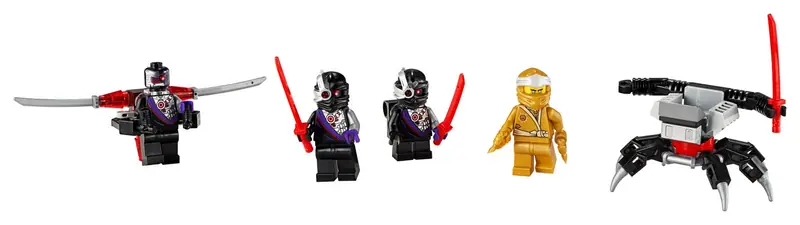LEGO 40374 Zestaw akcesoriów i minifigurek ze złotym Zane'em