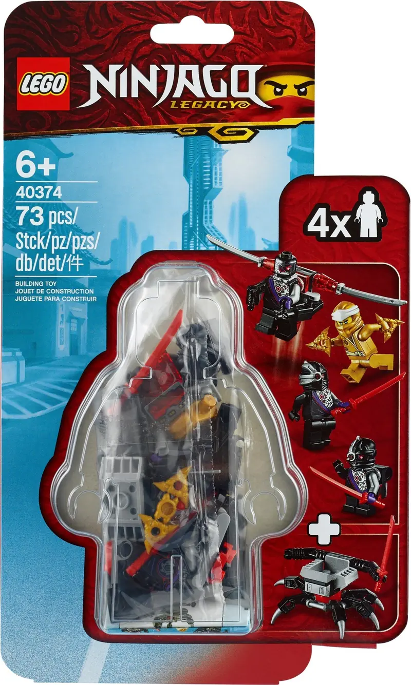 LEGO 40374 Zestaw akcesoriów i minifigurek ze złotym Zane'em zdjęcie 3