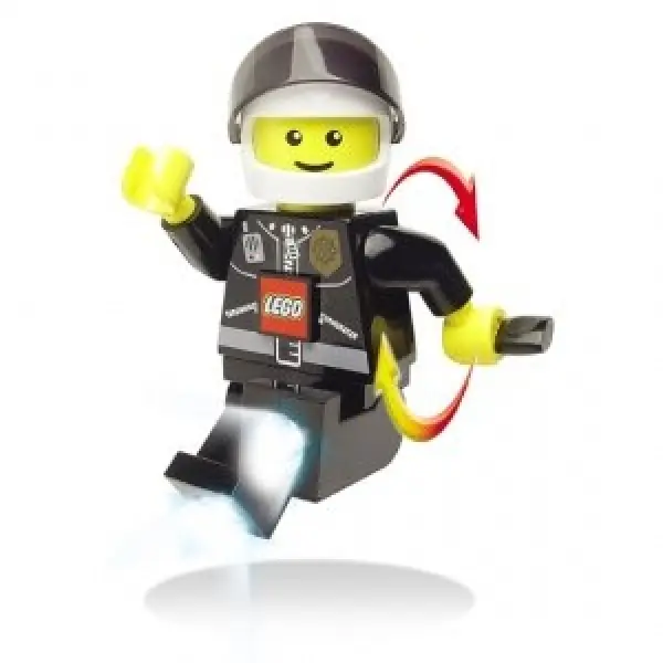 LEGO 4041268212190 Motorcycle Police Dynamo Flashlight