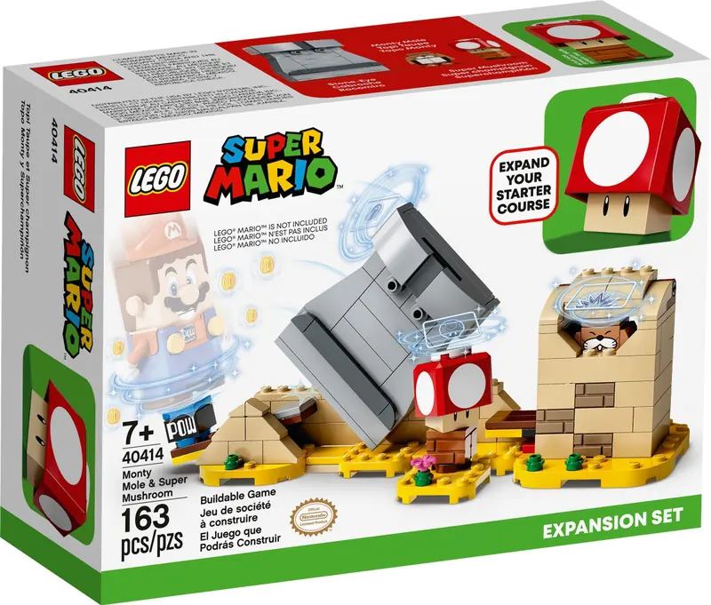 LEGO 40414 Monty Mole i supergrzyb - zestaw rozszerzający zdjęcie 2