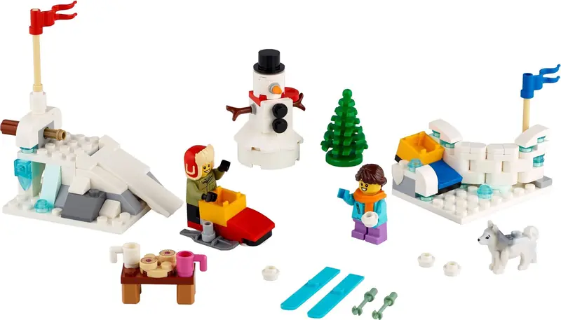 LEGO 40424 Zimowa bitwa na śnieżki