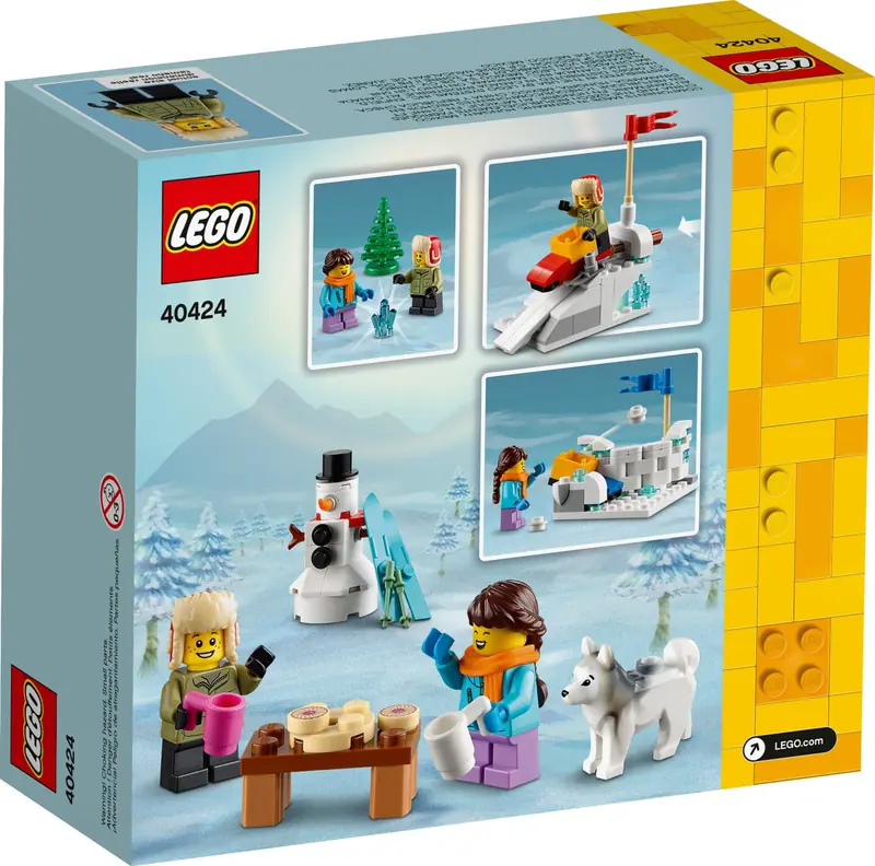 LEGO 40424 Zimowa bitwa na śnieżki zdjęcie 3