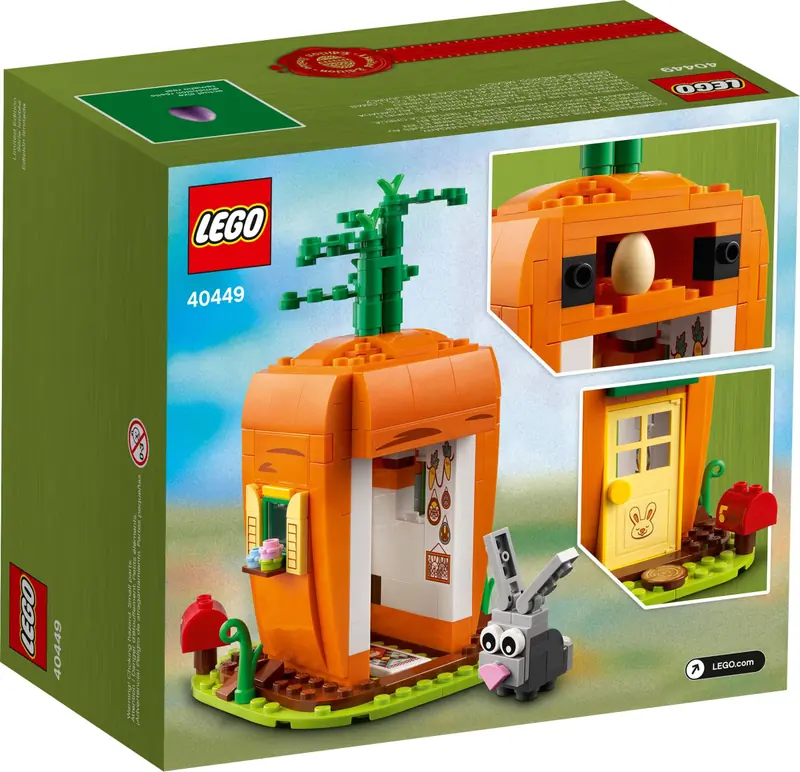 LEGO 40449 Marchewkowy domek zajączka wielkanocnego zdjęcie 3