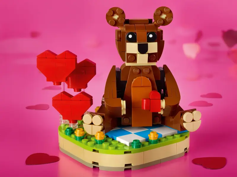 LEGO 40462 Walentynkowy niedźwiedź brunatny zdjęcie 4