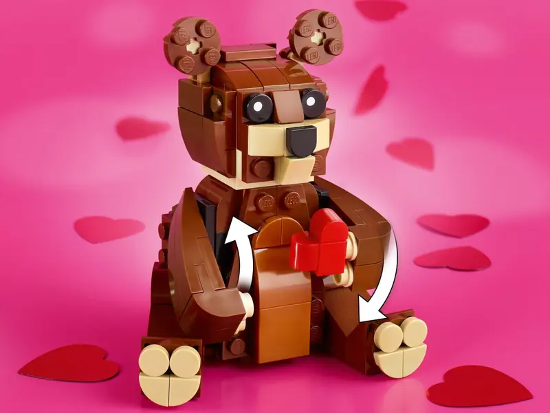 LEGO 40462 Walentynkowy niedźwiedź brunatny zdjęcie 6