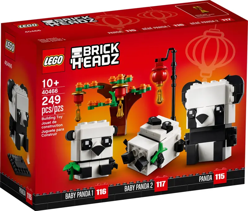 LEGO 40466 Pandy na Chiński Nowy Rok zdjęcie 2