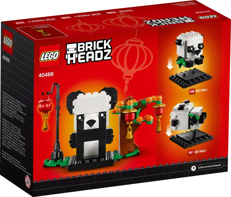 LEGO 40466 Pandy na Chiński Nowy Rok zdjęcie 3