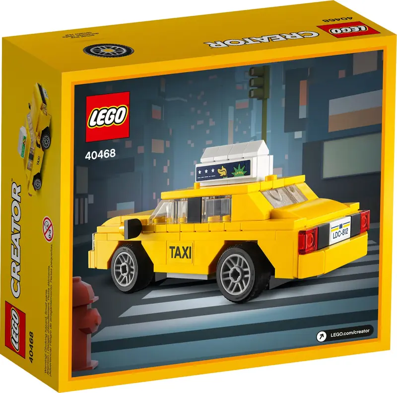 LEGO 40468 Żółta taksówka zdjęcie 3