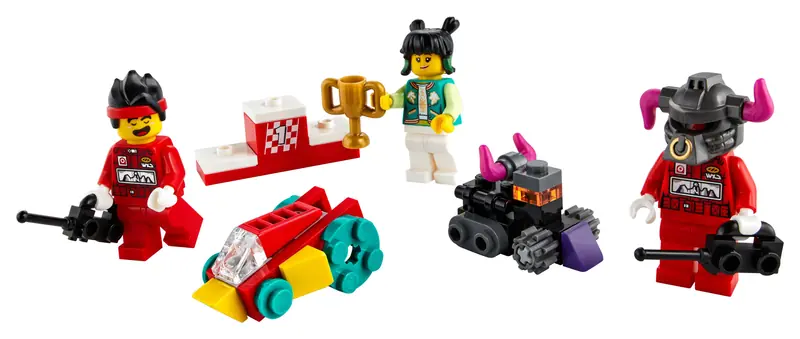 LEGO 40472 Monkie Kid i wyścig zdalnie sterowanych aut