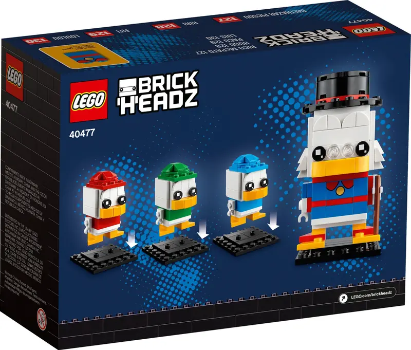 LEGO 40477 Sknerus McKwacz, Hyzio, Dyzio i Zyzio zdjęcie 3