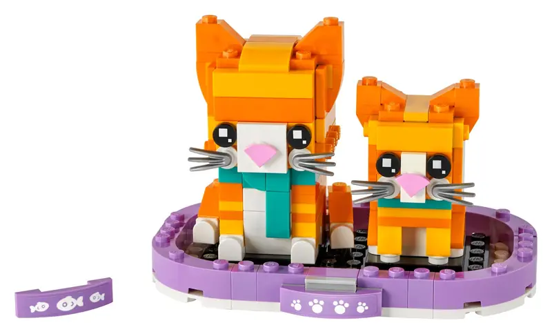 LEGO 40480 Pręgowany rudy kot