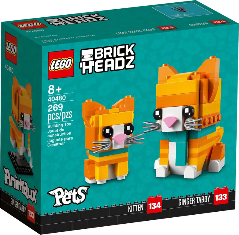 LEGO 40480 Pręgowany rudy kot zdjęcie 2