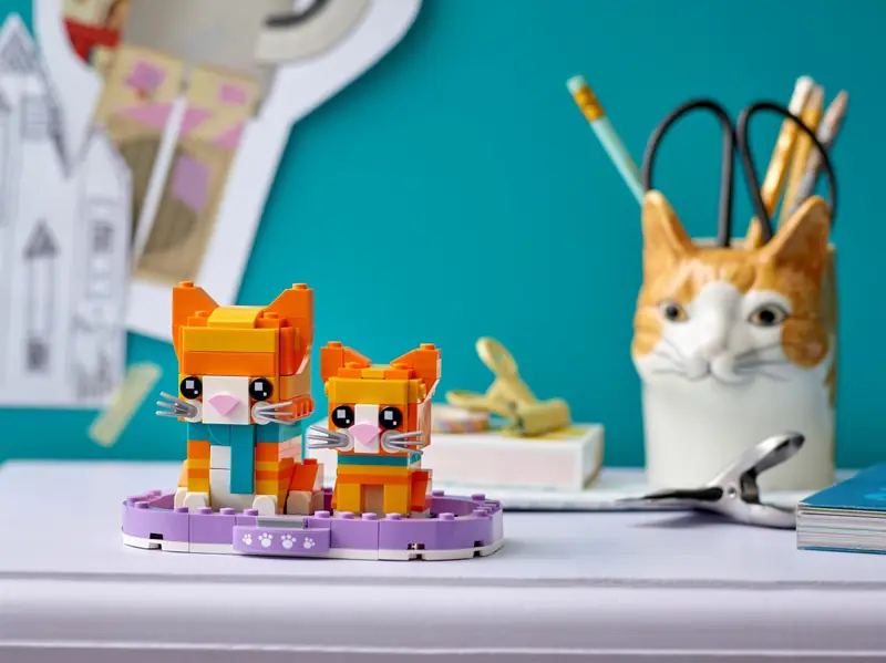 LEGO 40480 Pręgowany rudy kot zdjęcie 4