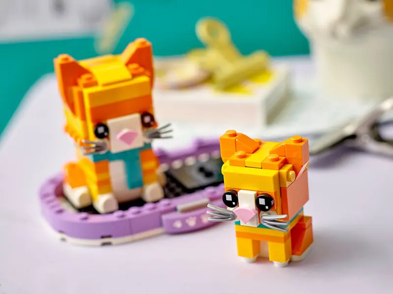 LEGO 40480 Pręgowany rudy kot zdjęcie 5