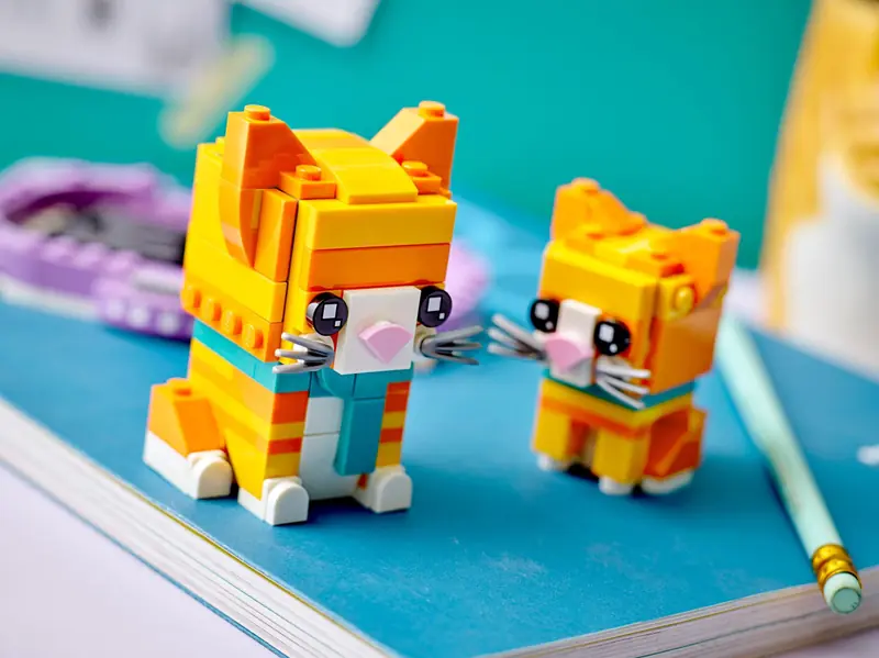 LEGO 40480 Pręgowany rudy kot zdjęcie 6