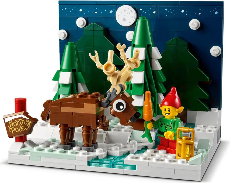 LEGO 40484 Podwórko Świętego Mikołaja