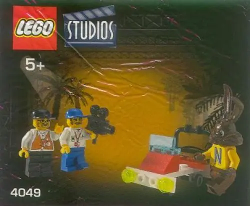 LEGO 4049 Nesquik Promotional Set: Quicky the Bunny, Director, Cameraman and Car