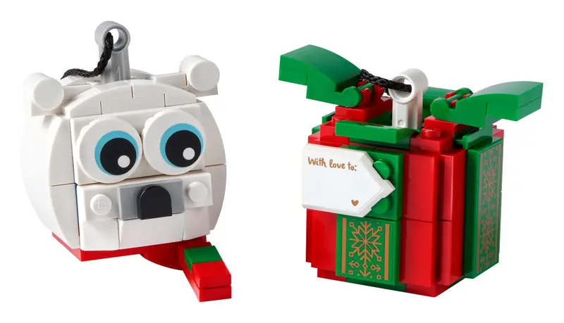 LEGO 40494 Niedźwiedź polarny i pudełko z prezentem