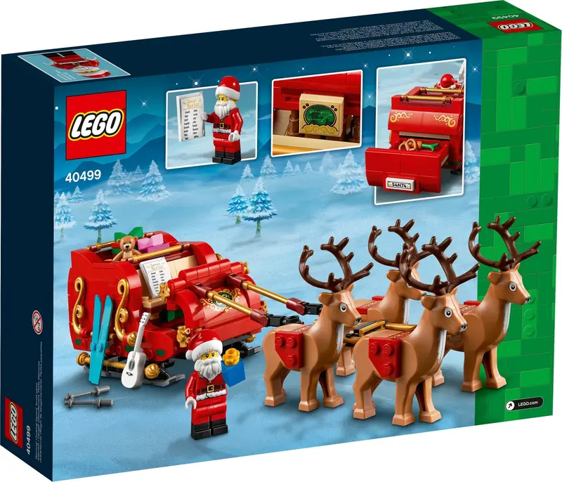 LEGO 40499 Sanie Świętego Mikołaja zdjęcie 3