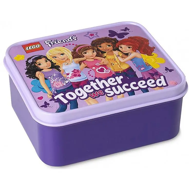 LEGO 40501732 Friends Together We Succeed Lunch Box - Purple