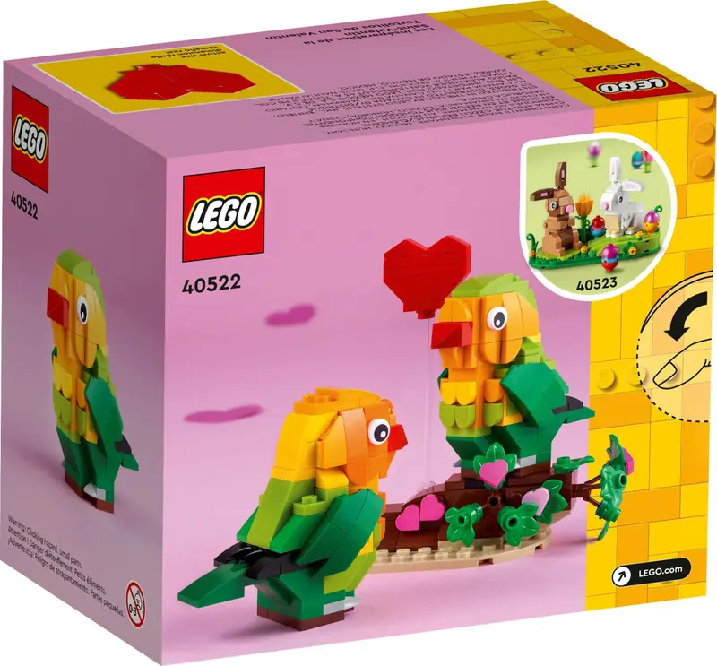 LEGO 40522 Walentynkowe papużki nierozłączki zdjęcie 3