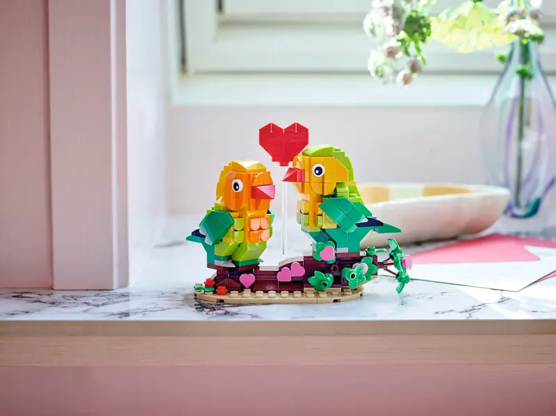 LEGO 40522 Walentynkowe papużki nierozłączki zdjęcie 4