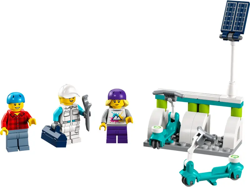 LEGO 40526 Elektryczne hulajnogi i ładowarka