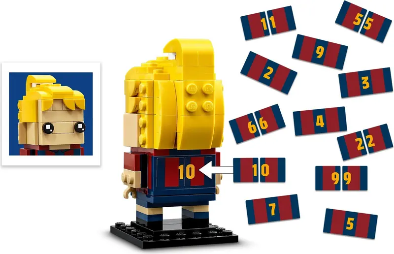 LEGO 40542 Portret z klocków - FC Barcelona zdjęcie 4