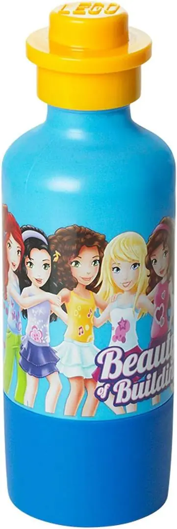 LEGO 40551717 Friends Beauty of Building Drinking Bottle with Cup - Blue