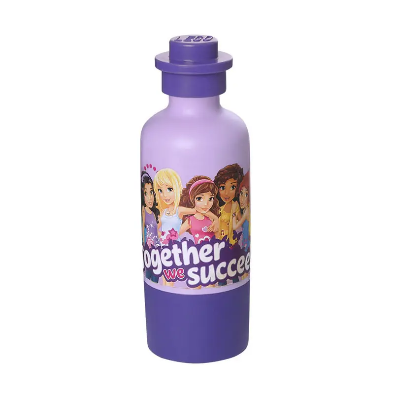 LEGO 40551732 Friends Together We Succeed Drinking Bottle with Cup - Purple