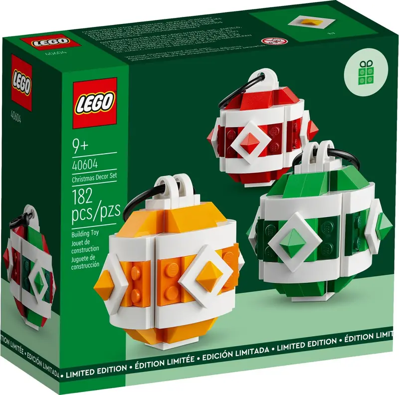 LEGO 40604 Zestaw świątecznych ozdób zdjęcie 2
