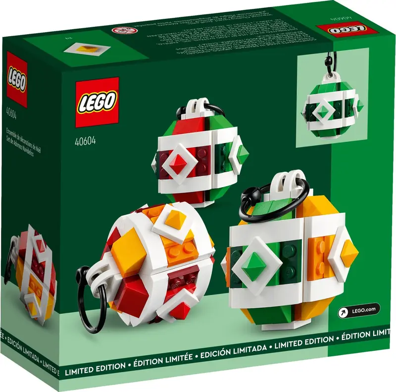 LEGO 40604 Zestaw świątecznych ozdób zdjęcie 3