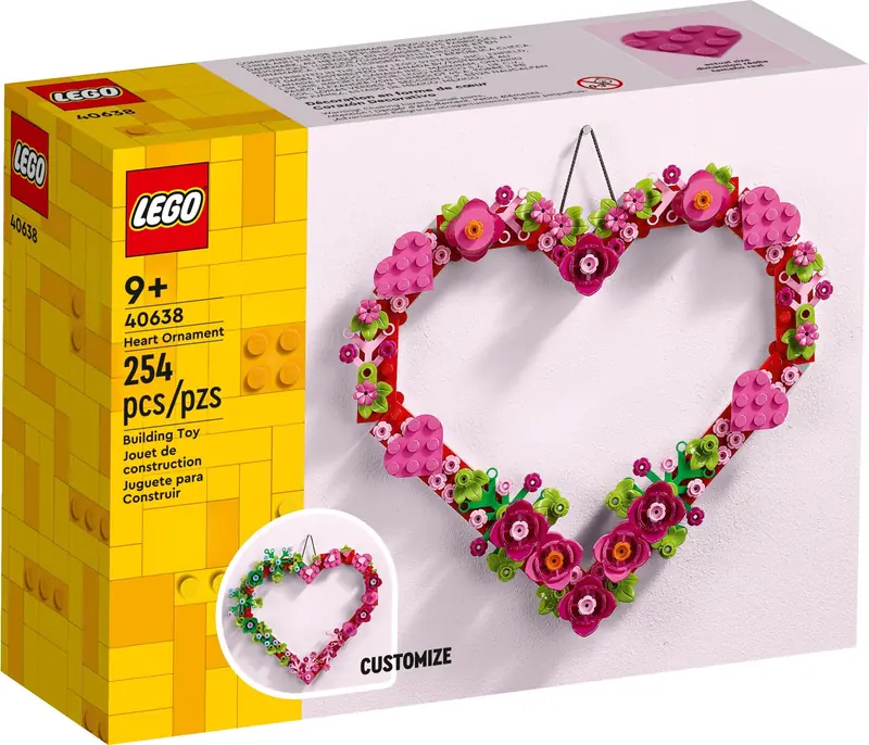 LEGO 40638 Ozdoba w kształcie serca zdjęcie 2