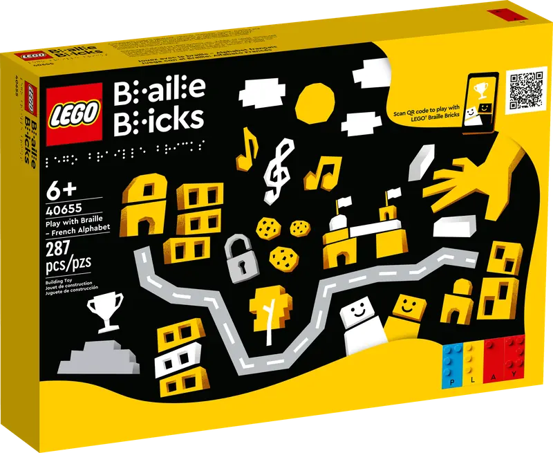LEGO 40655 Zabawa z alfabetem Braille’a - francuski