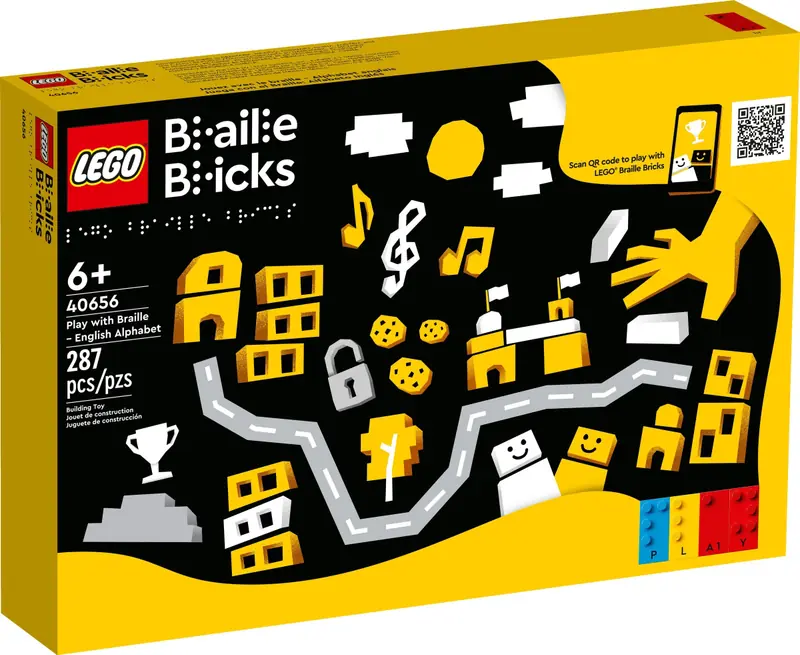 LEGO 40656 Zabawa z alfabetem Braille’a - angielski zdjęcie 2