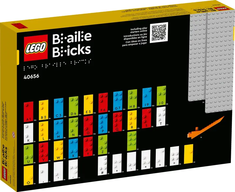 LEGO 40656 Zabawa z alfabetem Braille’a - angielski zdjęcie 3