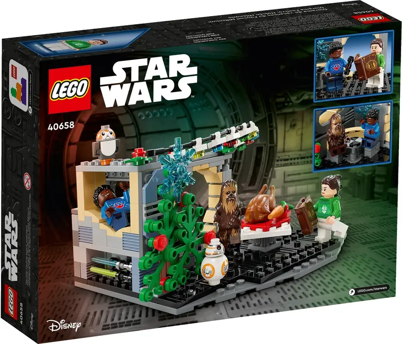 LEGO 40658 Świąteczna diorama z Sokołem Millennium zdjęcie 3