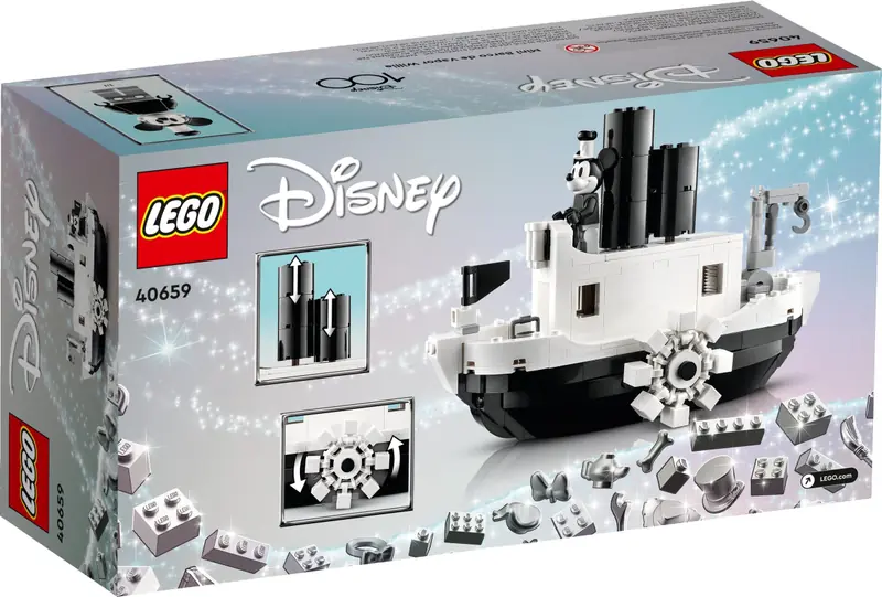 LEGO 40659 Miniparowiec Willie zdjęcie 3