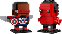 LEGO 40668 Figurki Kapitana Ameryki i Czerwonego Hulka