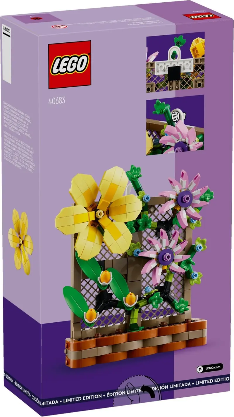 LEGO 40683 Kompozycja kwiatowa na kratce zdjęcie 3