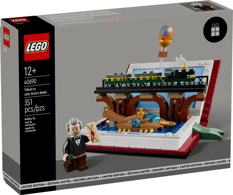 LEGO 40690 Hołd dla książek Julesa Verne’a zdjęcie 3