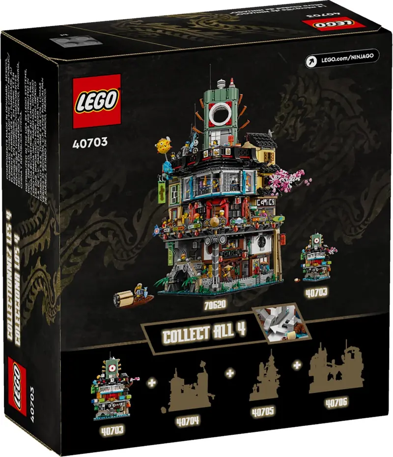 LEGO 40703 Mikro-miasto NINJAGO zdjęcie 3
