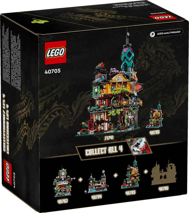 LEGO 40705 Mikroogrody miasta NINJAGO zdjęcie 3