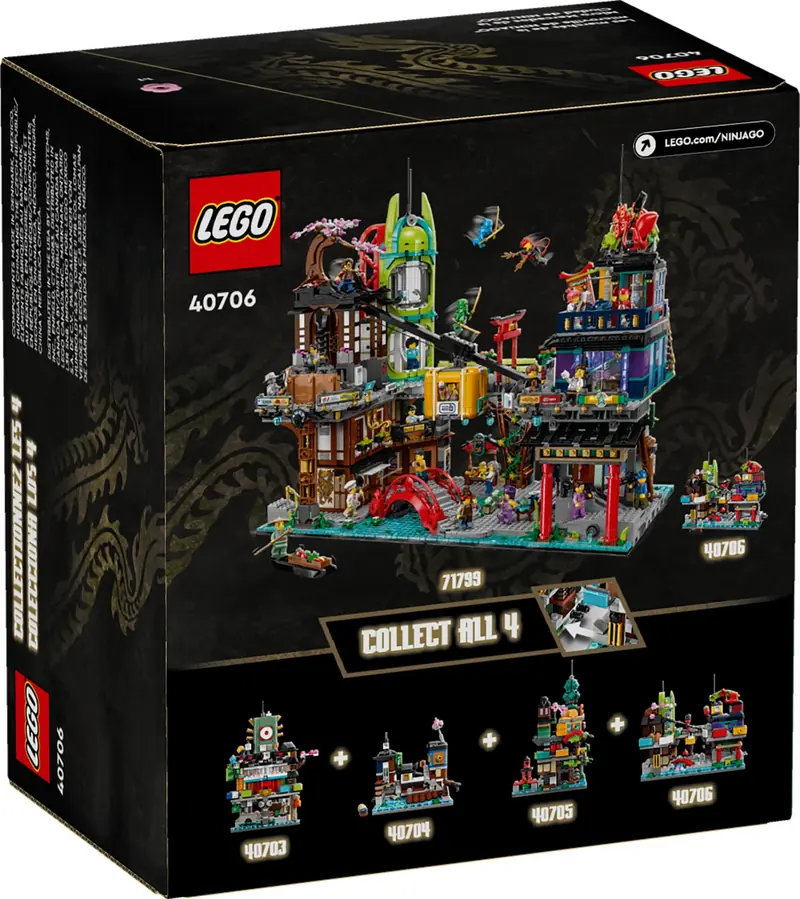 LEGO 40706 Mikrorynek miejski NINJAGO zdjęcie 3