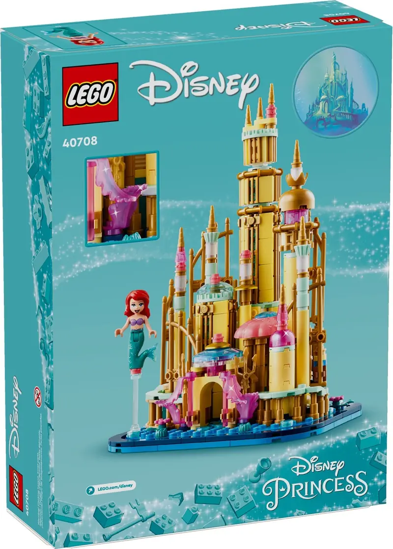 LEGO 40708 Disney Mały zamek Arielki zdjęcie 3