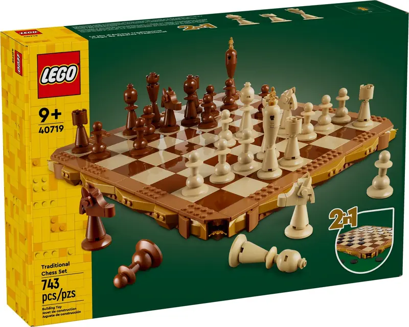 LEGO 40719 Tradycyjny zestaw szachów zdjęcie 2