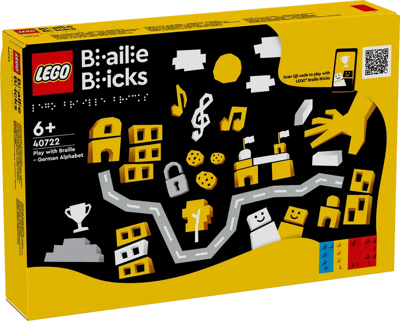 LEGO 40722 Zabawa z alfabetem Braille’a — niemiecki