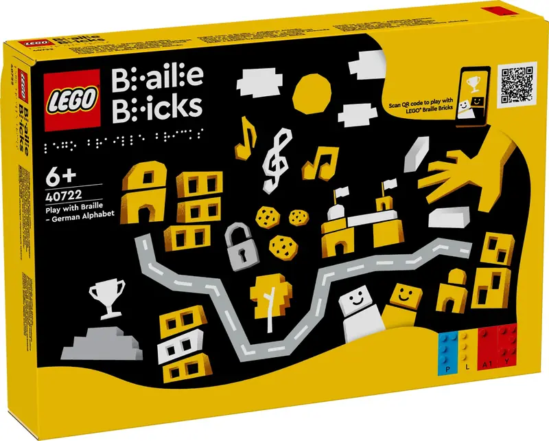 LEGO 40722 Zabawa z alfabetem Braille’a - niemiecki zdjęcie 2
